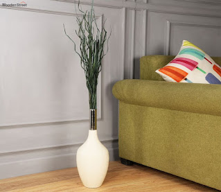 corner big flower vase for living room