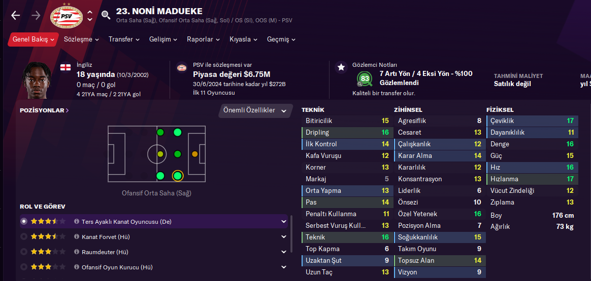 Noni Madueke fm21