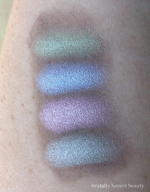 ULTA Holographic Eye & Cheek Palette swatches