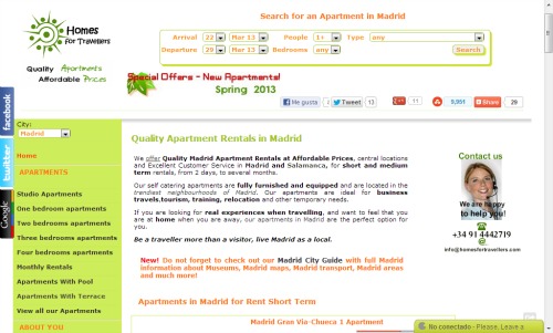 homesfortravellers is based in madrid