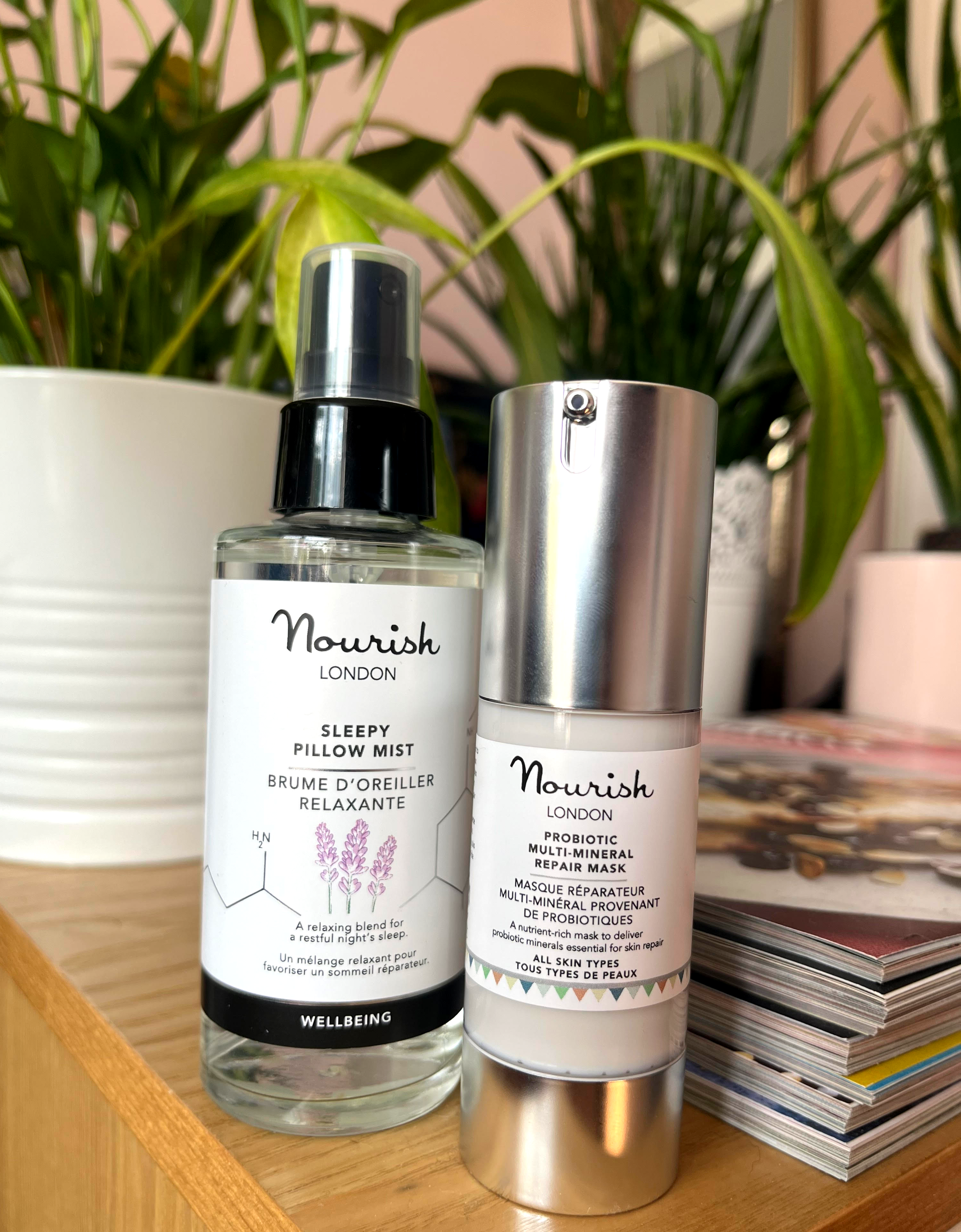 Nourish London Probiotic Multi-Mineral Repair Mask & Sleepy Pillow Mist review