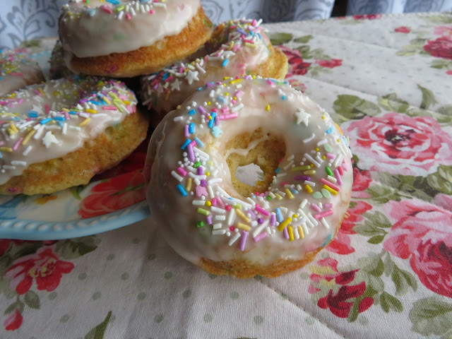 Baked Funfetti Donuts