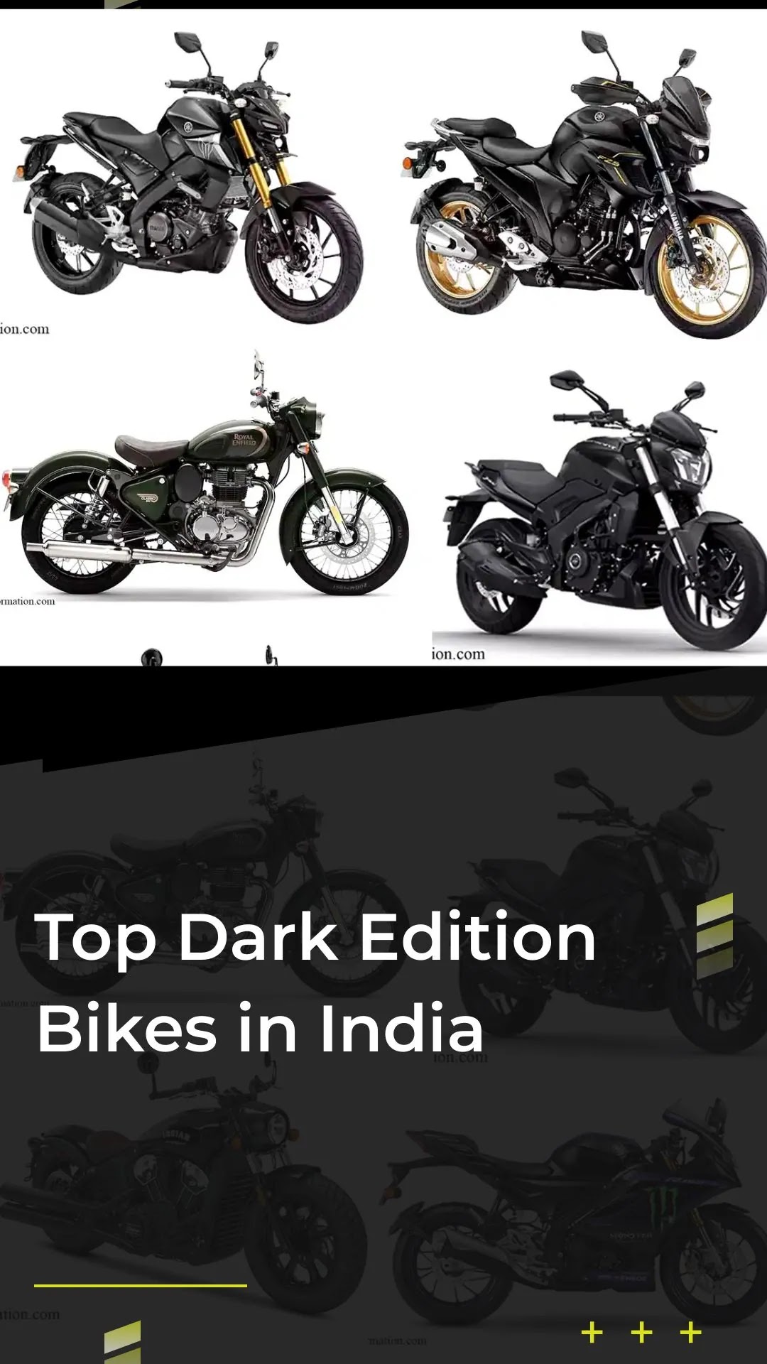 Top Dark Edition Bikes