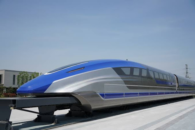 CRRC Qingdao Sifang 2021 Maglev is the second on the list of the fastest trains in the world.