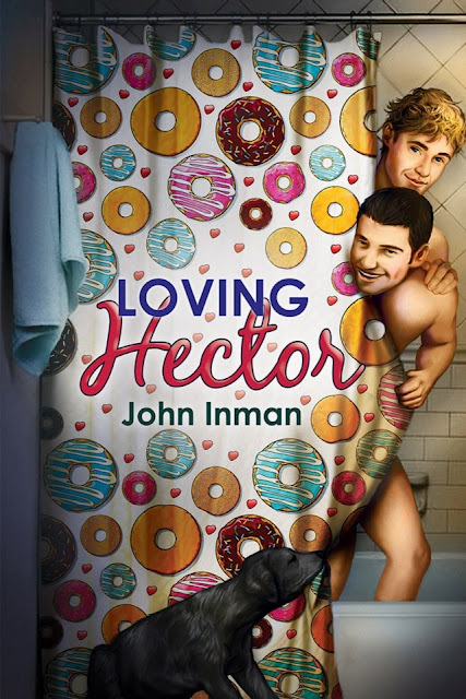 Loving Hector, gay romance novel with cover illustration by Paul Richmond