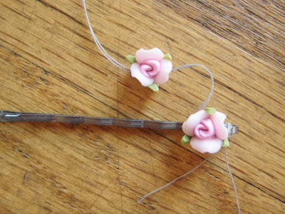 make rose hair pins
