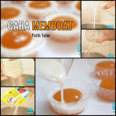 Cara membuat putih telur