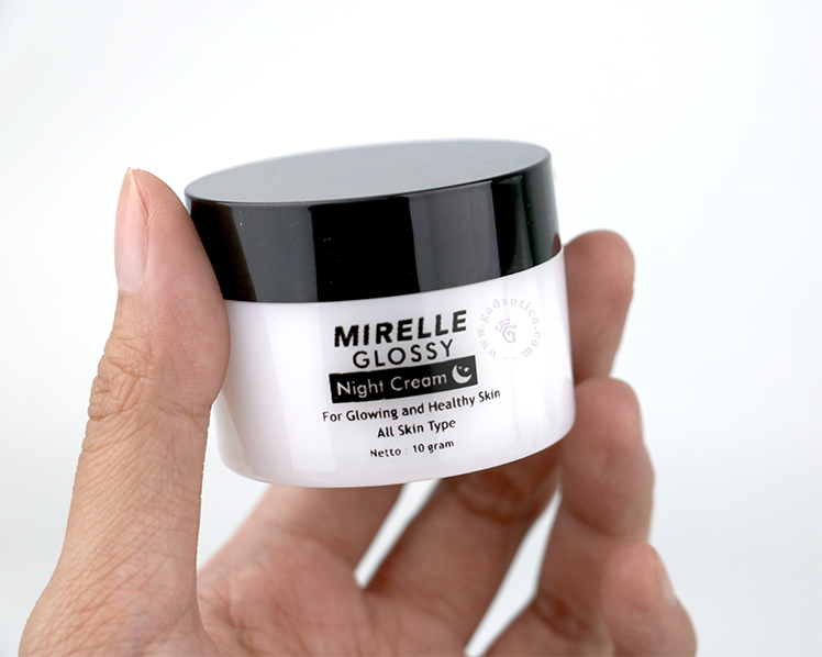 Review Mirelle Glossy Night Cream