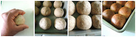 Eggless flaxmeal dinner rolls