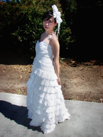 Toilet Paper wedding dresses