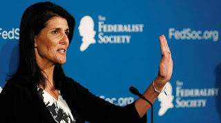 The US permanent representative, Nikki Haley, described it as an "insult" 