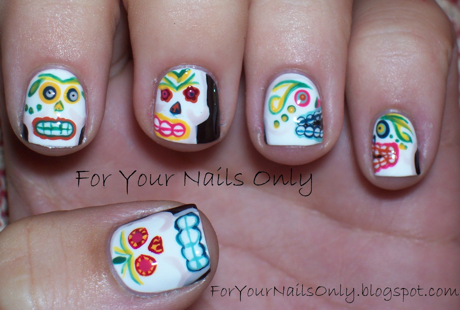 up a sugar skull design