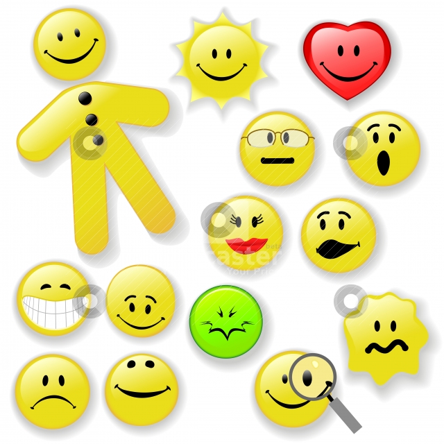 smiley face cartoon clip art. smiley face clip art. happy