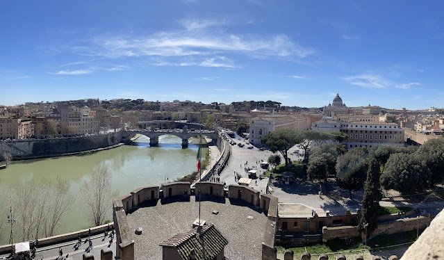 vaade Roomale ja Vatikanile Castel Sant´Angelo´st