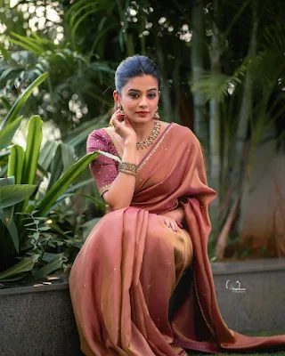 Actress Priyamani new looks in beautiful saree pics