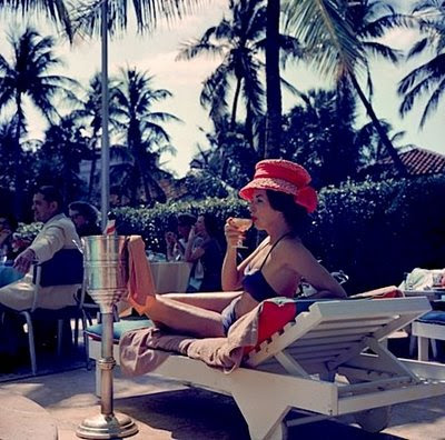 Poolside With Slim Aarons. slim aarons obsession