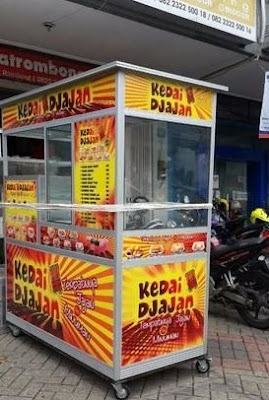 model gerobak jualan kekinian terbaru