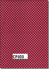 red polka white