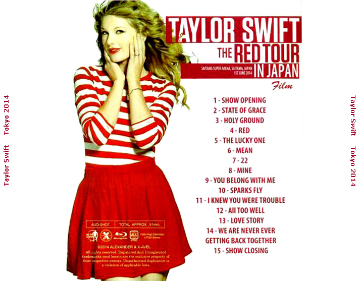 Reliquary Taylor Swift 20140601 The Red Tour Japan
