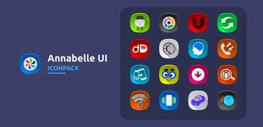 أفضل, تطبيق, اندرويد, لتغيير, شكل, الأيقونات, Annabelle ,UI ,Icon ,Pack