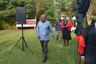 NCIC chairman Ole Kaparo in Eldoret for a past function. PHOTO Courtesy