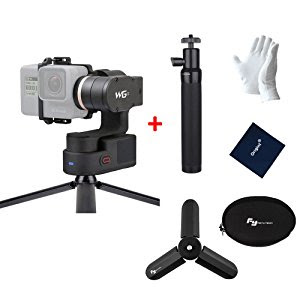 Feiyu WG2 3Axis IP67 Waterproof Wearable Gimbal for GoPro HERO5 HERO4 Session AEE SJCam and Other SimilarSized Action Cameras Including Mini Tripod Stand and Extension Pole