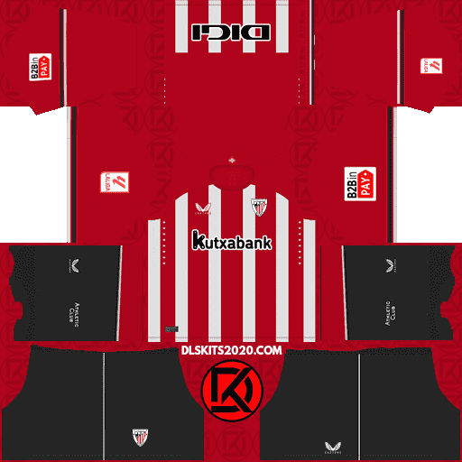 Athletic Club Bilbao Kits 2023-2024 Castore - Dream League Soccer Kits (Home)