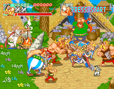 Arcade Astérix - Konami, 1992