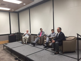 Panelists discussing insurance network narrowing.