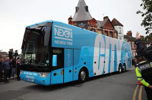 Manchester City team bus attacked after Liverpool defeat