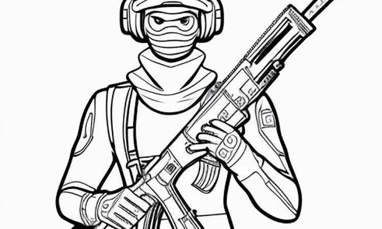 Unleash Your Creative Victory: Fortnite Coloring Pages for Epic Fun!