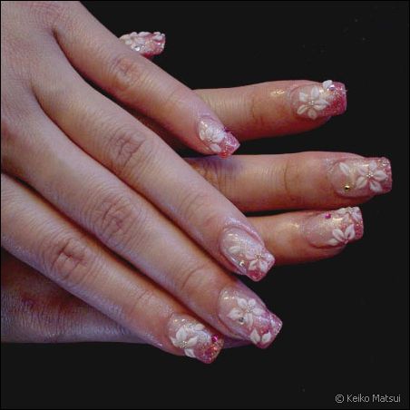 Japanese Nail Art Designs, 3D Nail Art, Acrylic Nail Art