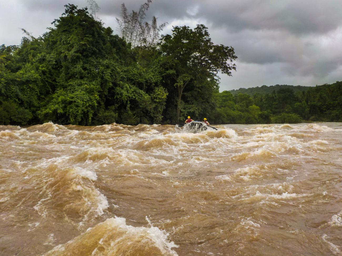 Monsoon Rafting in Goa, on Mhadei River