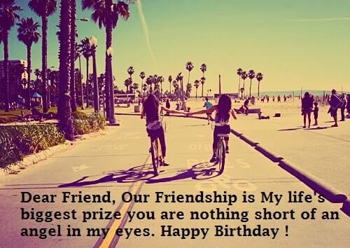 Happy Birthday Friend poem image friendship natural