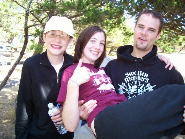 Megan, Me & Kelly circa 2006 at a family reunion on the Oregon coast.