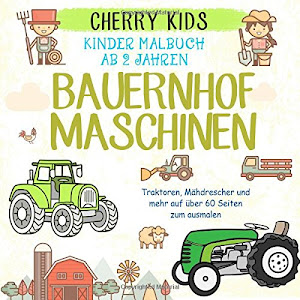 Cherry Kids - Ausmalbuch ab 2 Jahren - Bauernhof