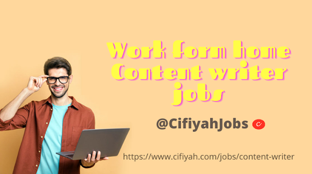 Work from home content writer jobs for fresher