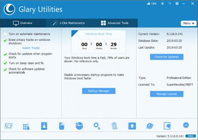 تحميل برنامج تسريع الويندوز Glary Utilities Pro