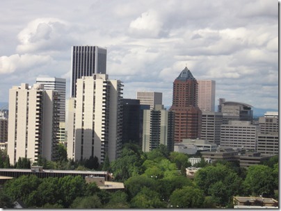 IMG_8549 View of Downtown Portland from the Portland Aerial Tram in Portland, Oregon on August 19, 2007