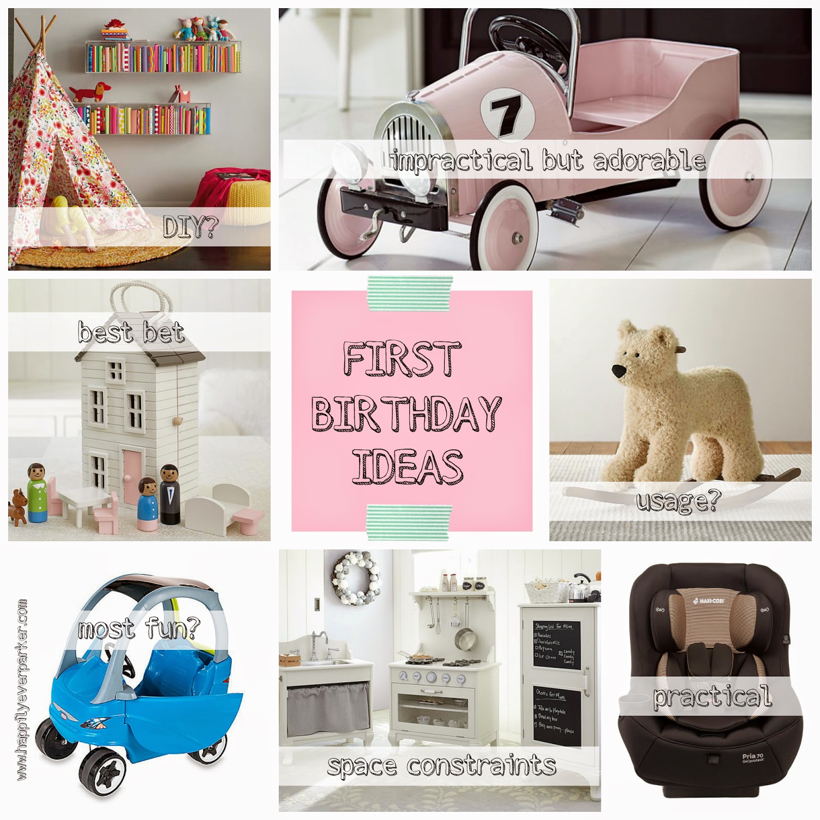 First Birthday Gift Ideas Happily Ever Parker