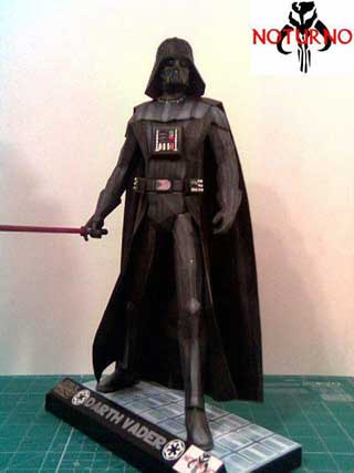 Darth Vader paper model fron the IRP forum created by Noturno