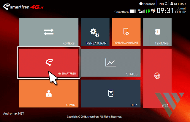 Cara Isi Ulang Modem Smartfren Andromax Via Voucher/Fisik