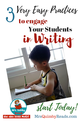 writing, student writing, photo prompts, writing practices, ways to engage students to write, MrsQuimbyReads