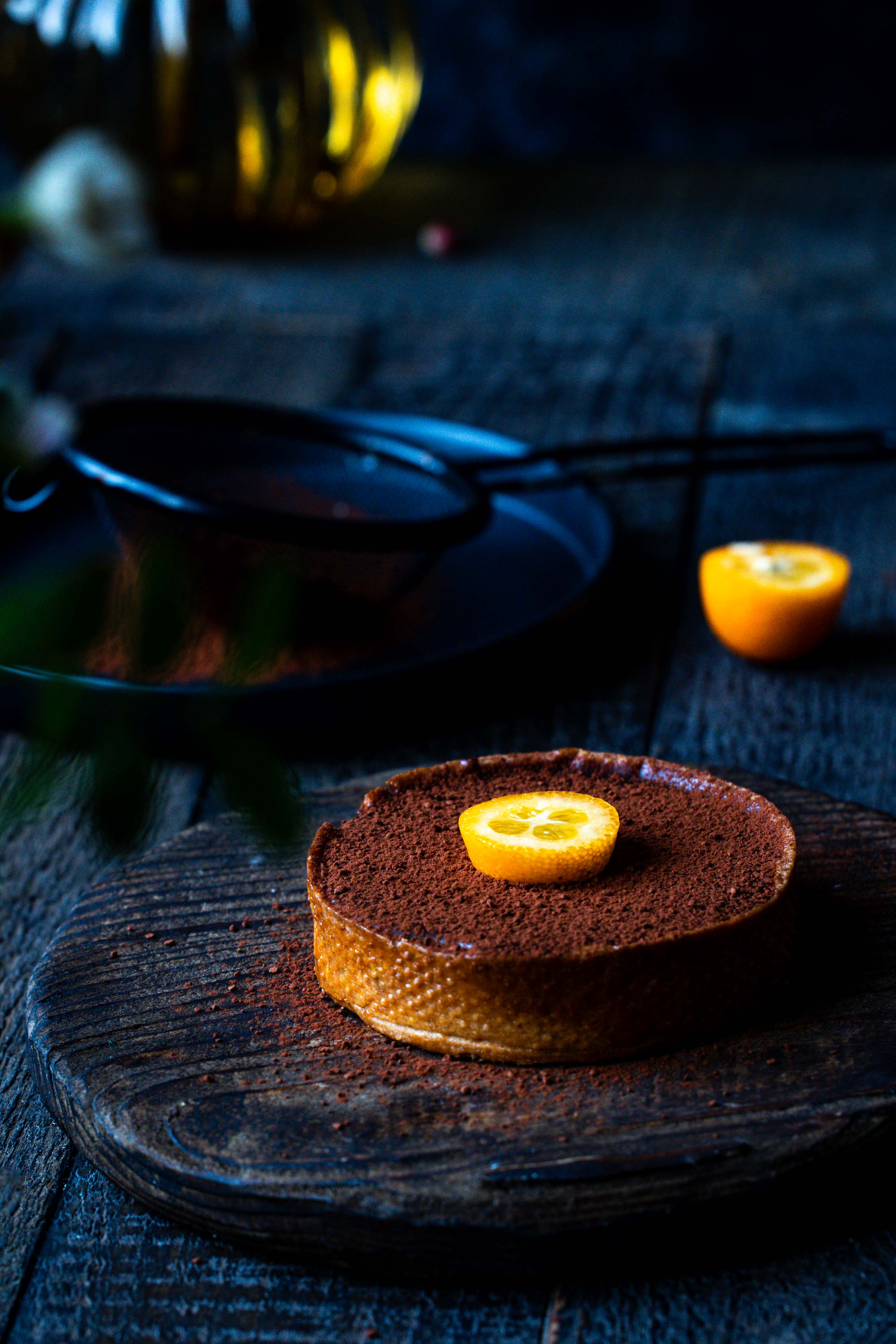 ganache chocolat, tarte maison