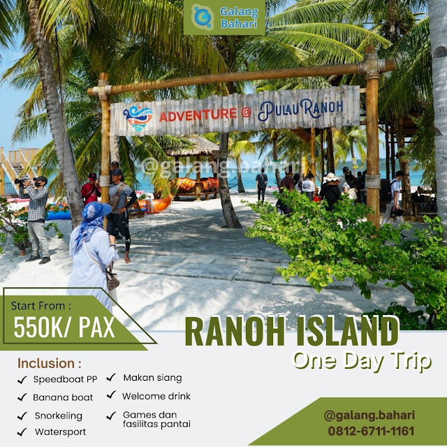 Nikmati Serunya Pulau Ranoh Island Resort dengan Galang Bahari Travel