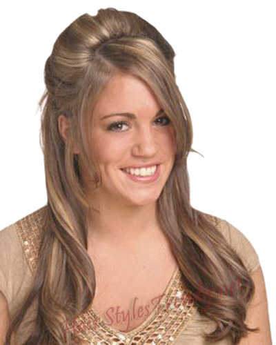 curly prom hairstyles for long hair 2011. Wavy Down Prom Hairstyles