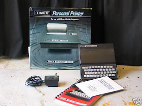 Timex Sinclair 1000 and Timex personal printer