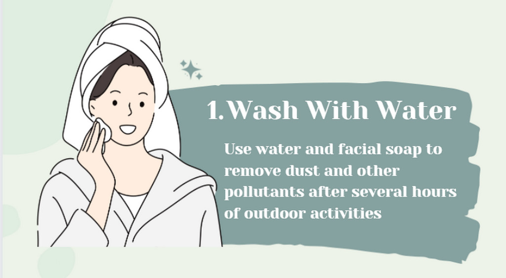 How to clean your facial skin after outdoor activities