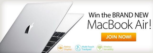 Win A Brand New 11-inch Apple MacBook Air, Joining is FREE