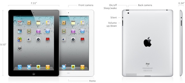 iPad 2 Specs